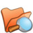 Folder orange explorer Icon